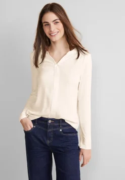 Street One Shirts*Materialmix Shirt lucid white