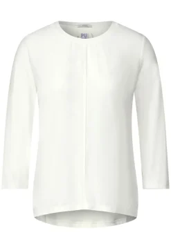 Cecil Shirts*Materialmix Shirt vanilla white