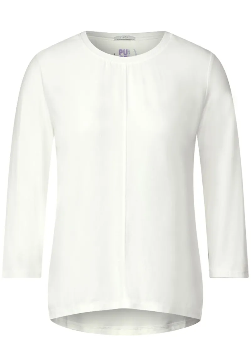 Cecil Shirts*Materialmix Shirt vanilla white