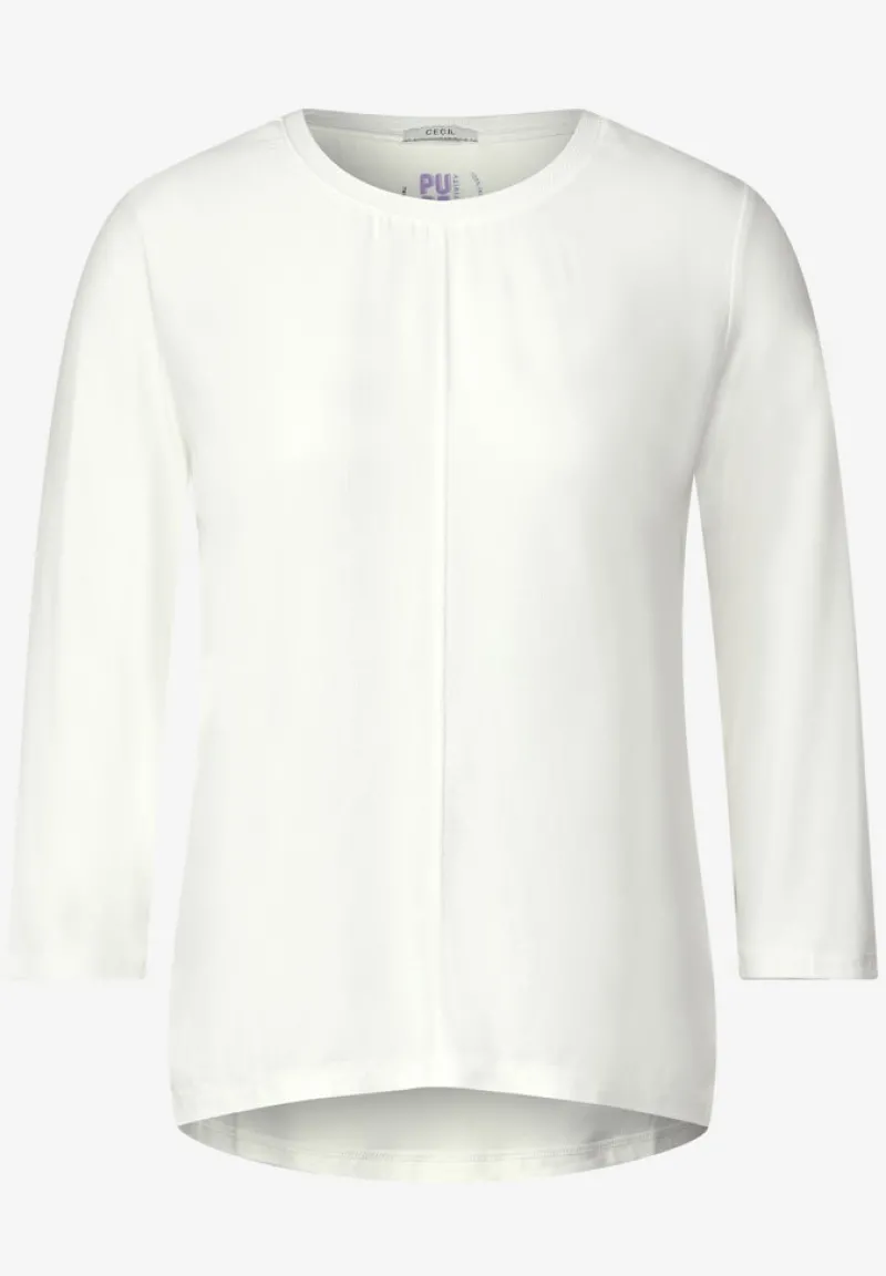 Cecil Shirts*Materialmix Shirt vanilla white