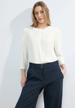 Cecil Shirts*Materialmix Shirt vanilla white