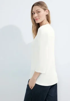 Cecil Shirts*Materialmix Shirt vanilla white