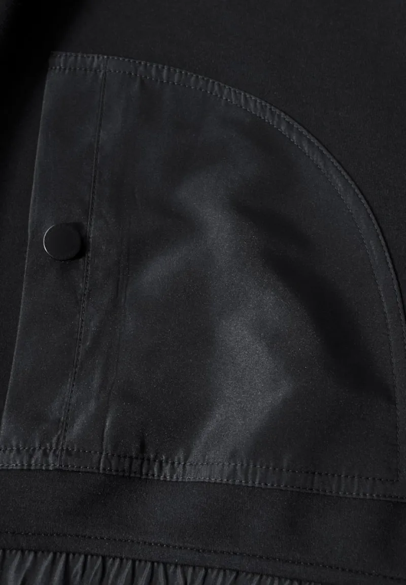 Cecil Pullover & Sweatshirts*Materialmix Sweatjacke Black