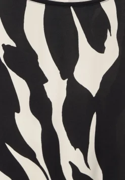 Street One Shirts*Materialmix T-Shirt Black