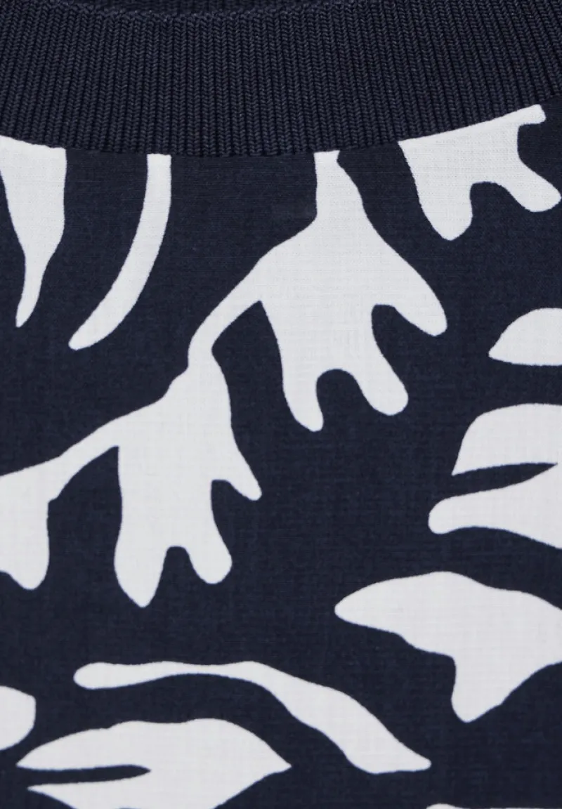 Street One Shirts*Materialmix T-Shirt deep blue