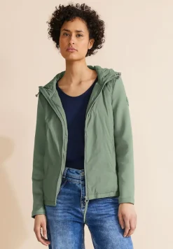 Street One Jacken*Materialmix Windbreaker dune green