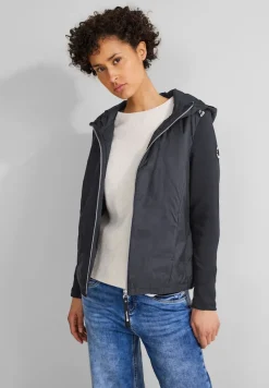 Street One Jacken*Materialmix Windbreaker gravity blue
