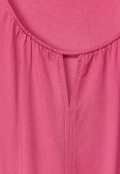 Street One Shirts*Materialmixshirt mit Cut-Out berry rose