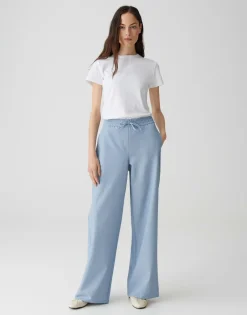 Opus Hosen*Melane urban oxford blue