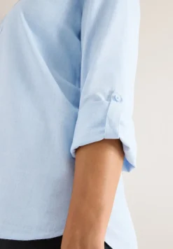Cecil Blusen*Melange Bluse light sky blue melange
