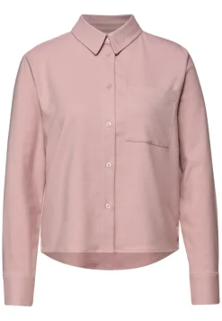 Street One Blusen*Melange Bluse mit Tape powder pink mel.
