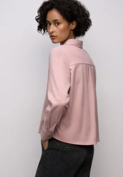 Street One Blusen*Melange Bluse mit Tape powder pink mel.