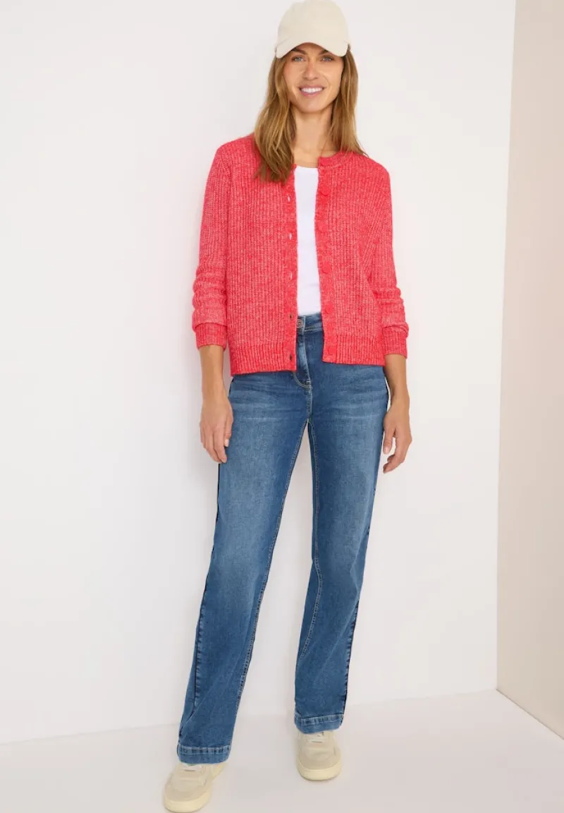 Cecil Pullover & Sweatshirts*Melange Cardigan fiery red melange