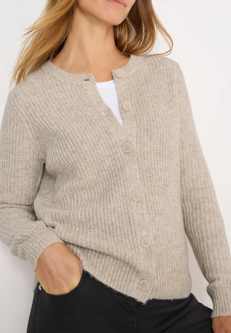 Cecil Pullover & Sweatshirts*Melange Cardigan toffee cream melange