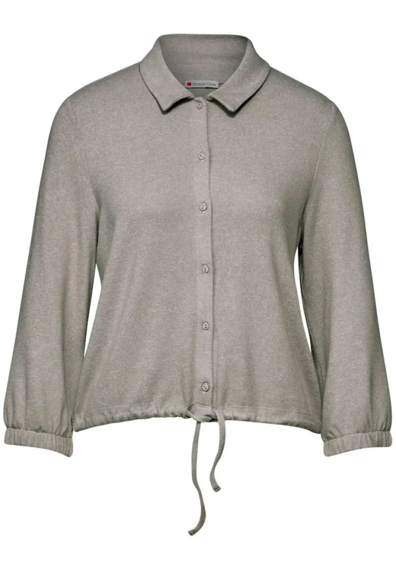 Street One Shirts*Melange-Look-Jacke breezy beige mel.