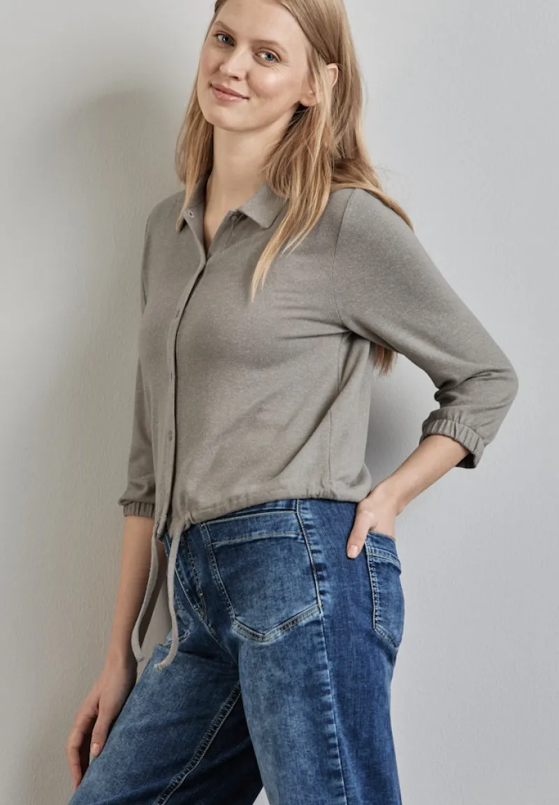 Street One Shirts*Melange-Look-Jacke breezy beige mel.