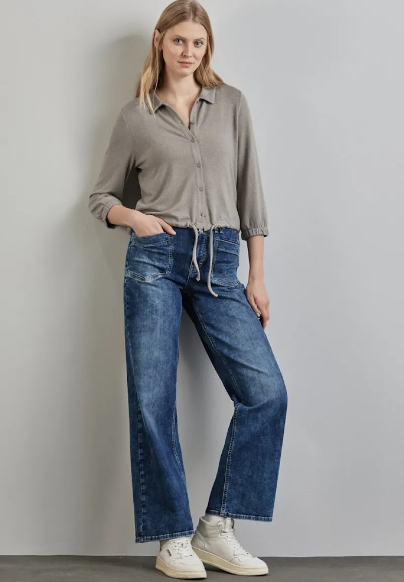 Street One Shirts*Melange-Look-Jacke breezy beige mel.