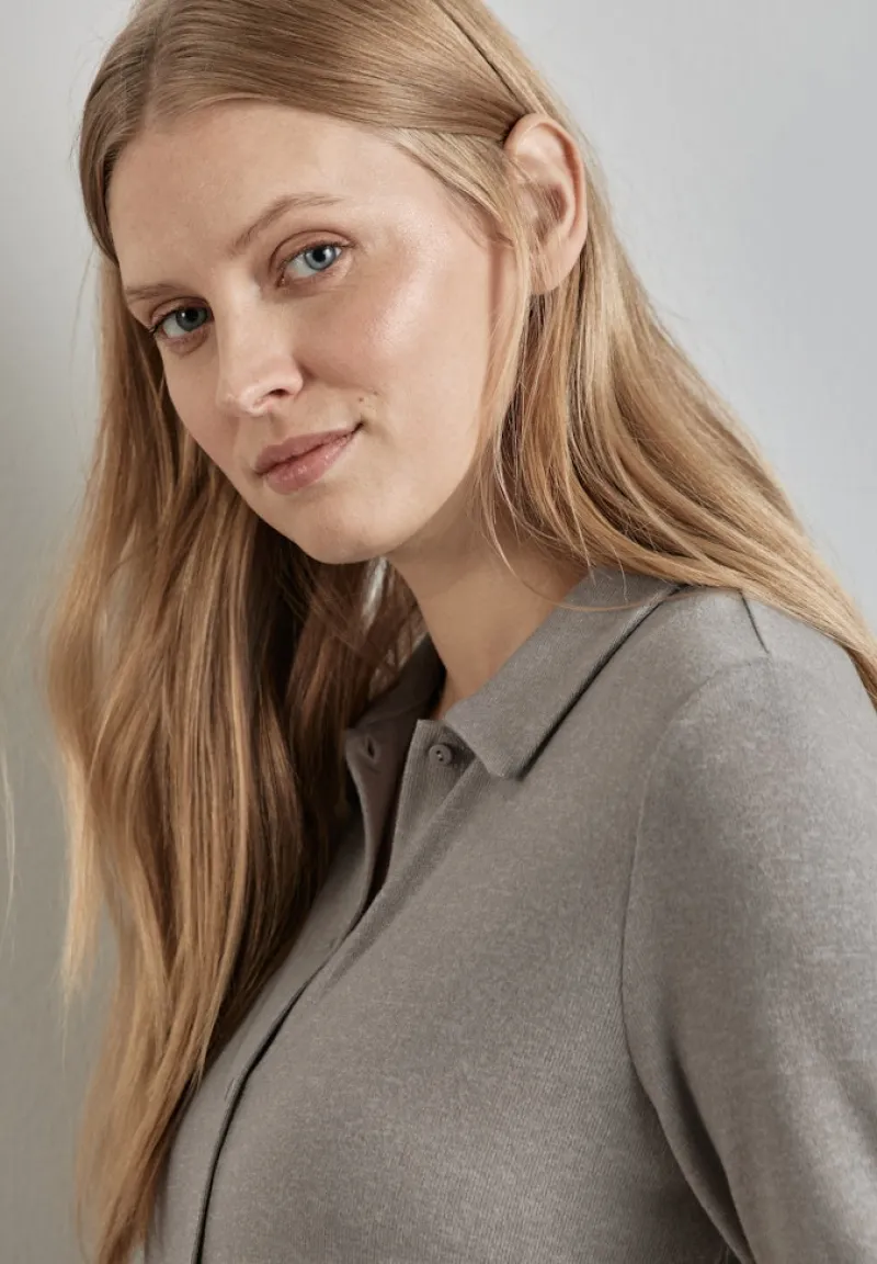 Street One Shirts*Melange-Look-Jacke breezy beige mel.