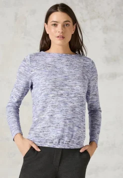 Cecil Shirts*Melange-Shirt mulit lilac melange