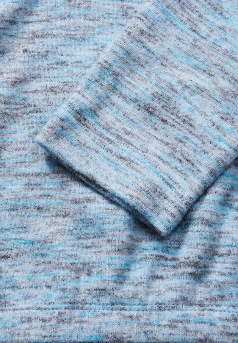 Cecil Shirts*Melange-Shirt multi aqua melange