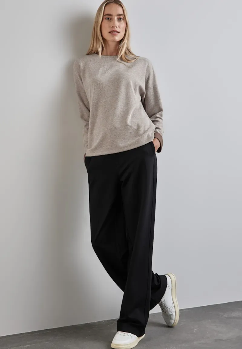 Street One Shirts*Melange-Shirt rich mocha mel.