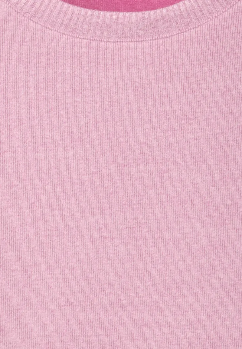 Street One Shirts*Melange-Shirt sunrise pink mel.