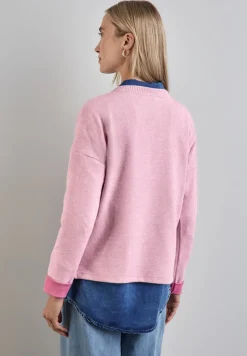 Street One Shirts*Melange-Shirt sunrise pink mel.