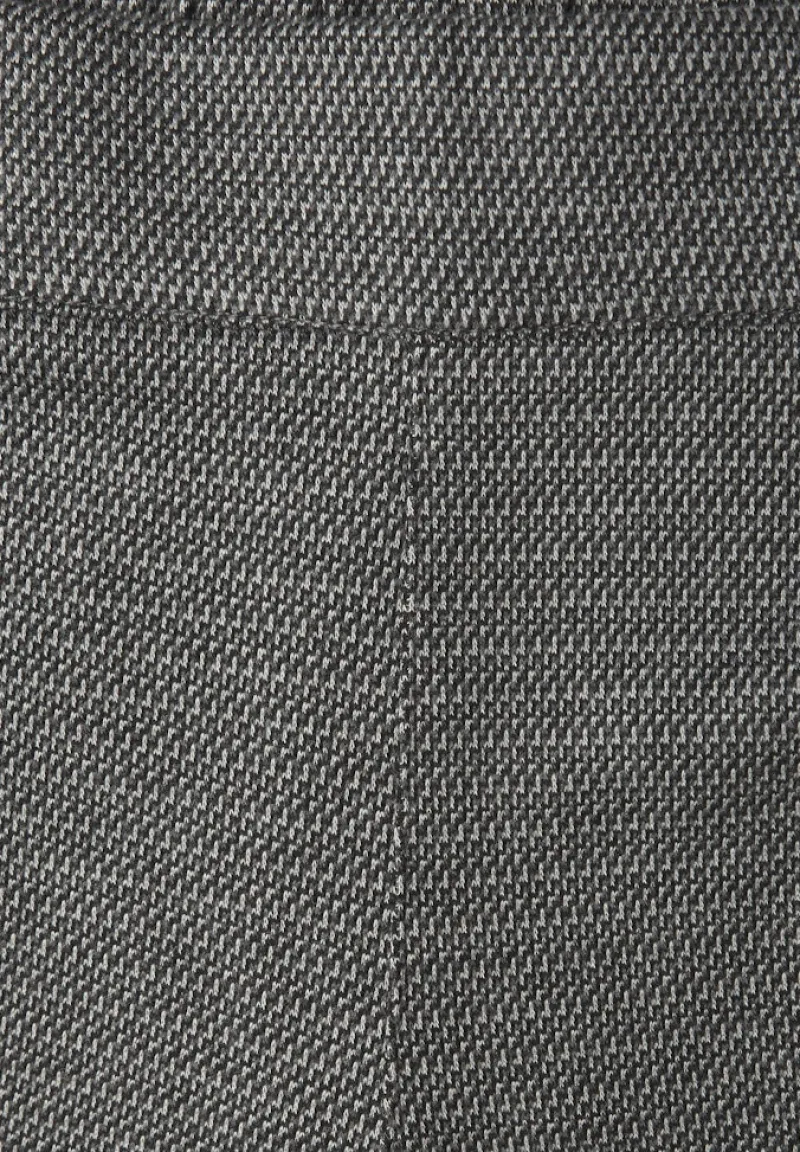 STREET ONE STUDIO Jeans*Melierte Wide Leg Hose Black