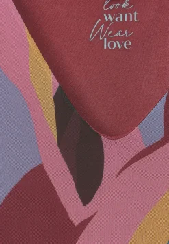 Street One Kleider*Meshkleid mit Print foxy red