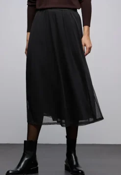 Street One Röcke*Mesh-Rock Black