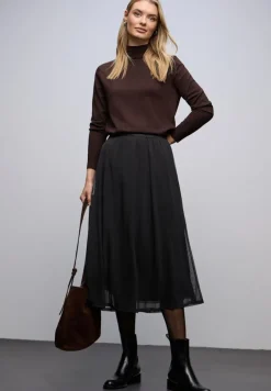 Street One Röcke*Mesh-Rock Black