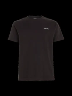 Calvin Klein Shirts|Big Boys*MICRO LOGO INTERLOCK T-SHIRT ck black