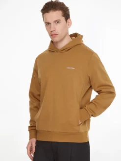 Calvin Klein Pullover & Sweatshirts|Big Boys*MICRO LOGO REPREVE HOODIE caramel