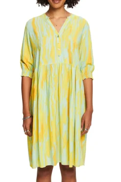 Esprit Kleider*Midikleid mit Print citrus green