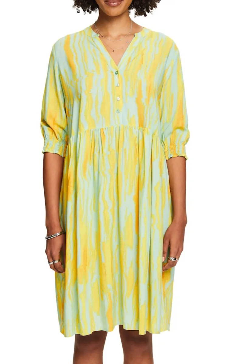 Esprit Kleider*Midikleid mit Print citrus green