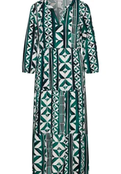 Street One Kleider*Midikleid mit Print cool vintage green