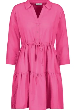 Eight 2 Nine Kleider*Midikleid mit Volants ruby pink