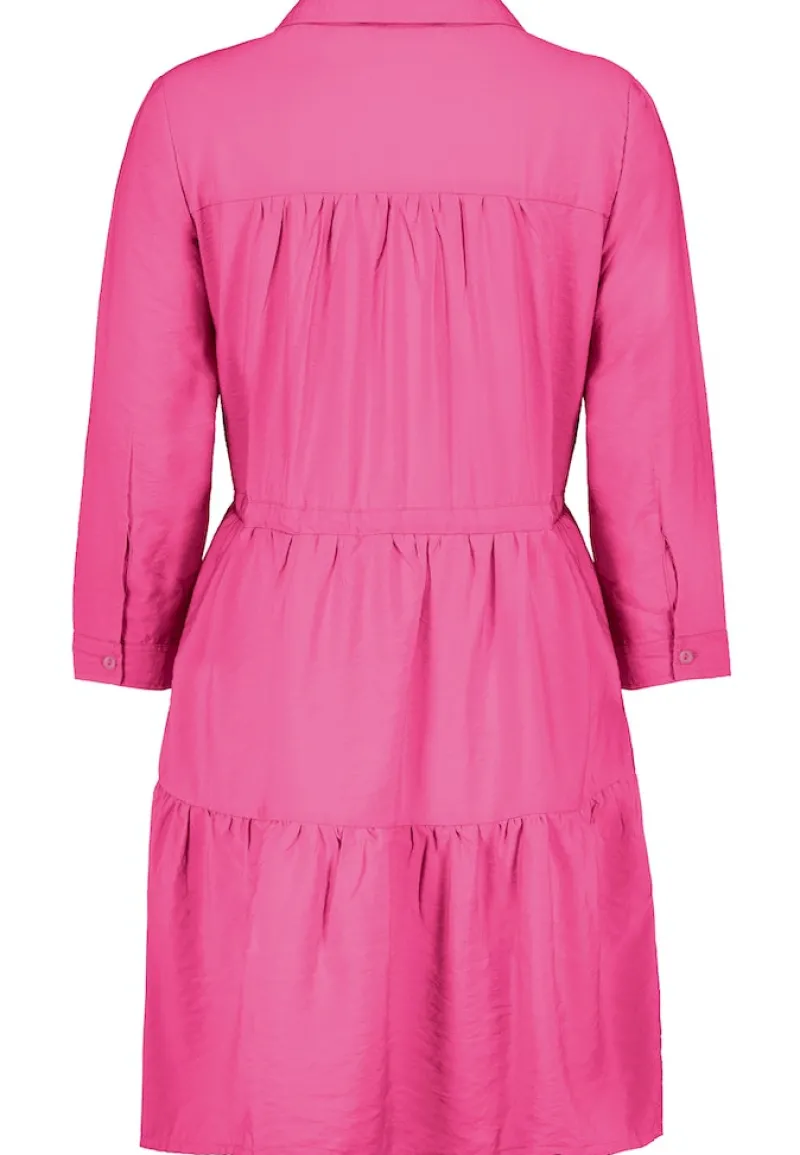 Eight 2 Nine Kleider*Midikleid mit Volants ruby pink