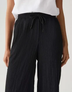 Opus Hosen*Mileni crinkle Black