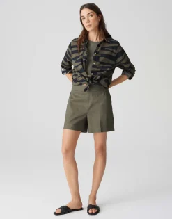 Opus Shorts*Mingah olive leaf