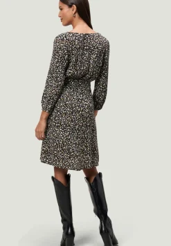 Zero Kleider*Minikleid mit Blumendruck blackcream