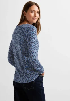 Cecil Shirts*Minimalprint Tunikashirt night sky blue