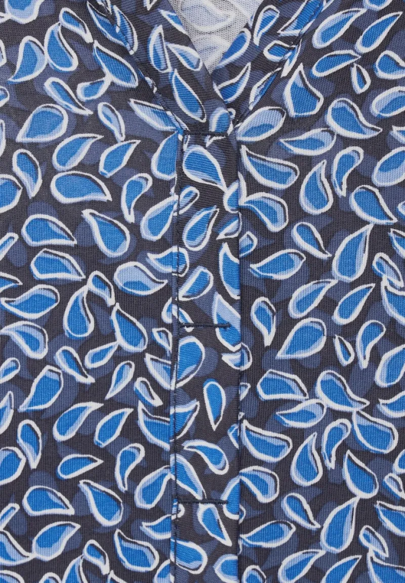Cecil Shirts*Minimalprint Tunikashirt night sky blue