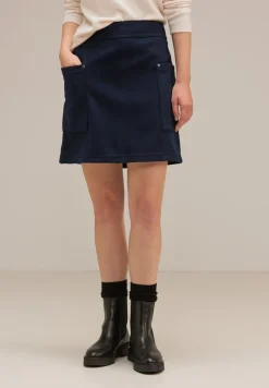 Street One Röcke*Minirock in Woll-Optik deep blue