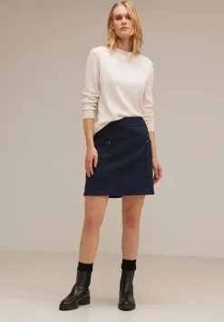 Street One Röcke*Minirock in Woll-Optik deep blue