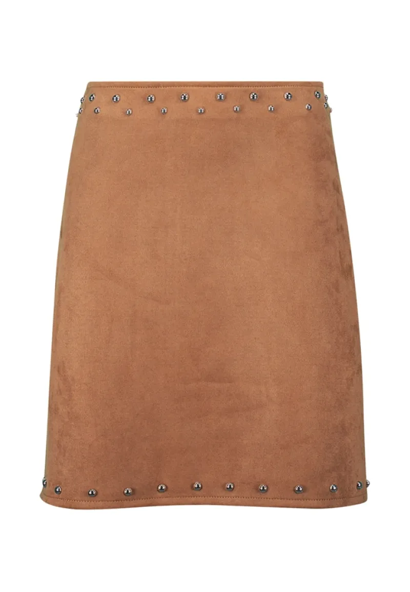 Zero Röcke*Minirock Lederoptik cinnamon swirl