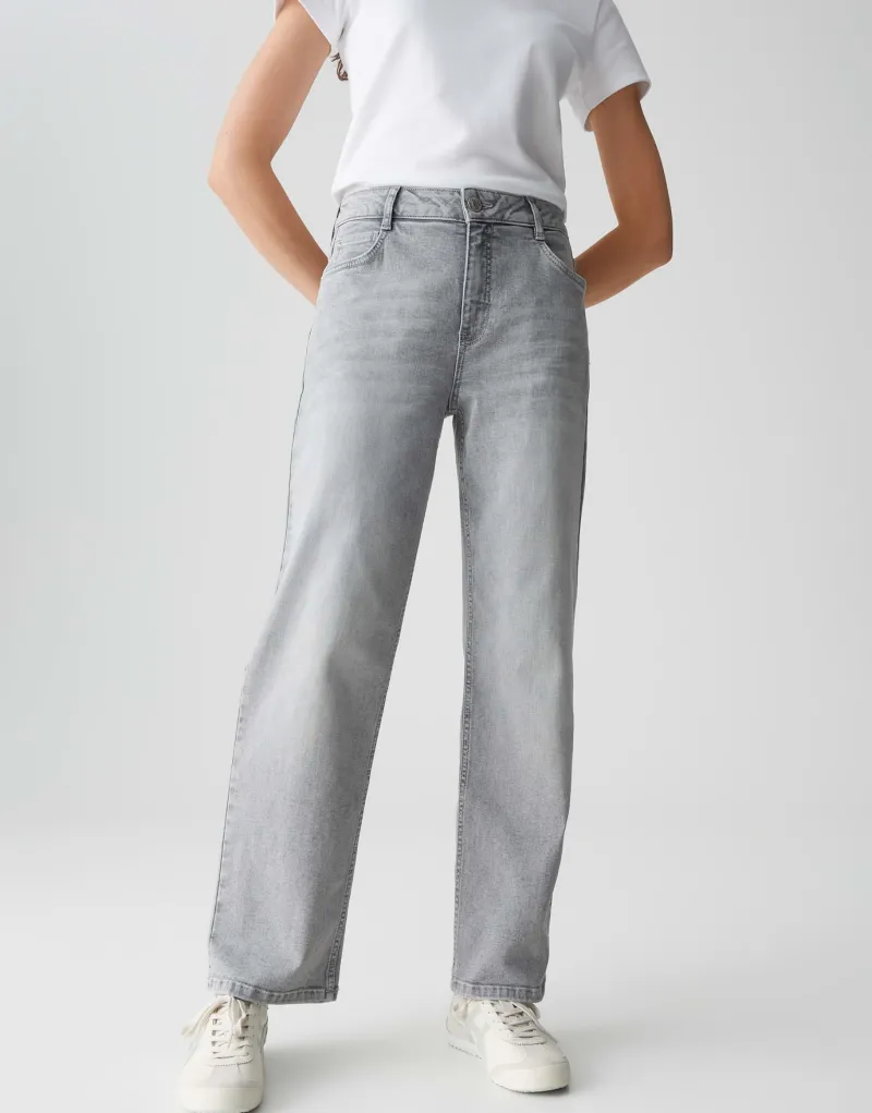 Opus Jeans*Miva align light modern grey