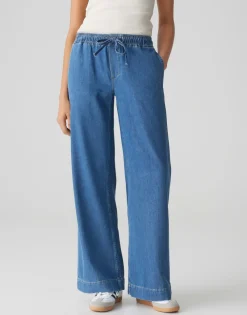 Opus Jeans*Miva palazzo french mid coastal blue