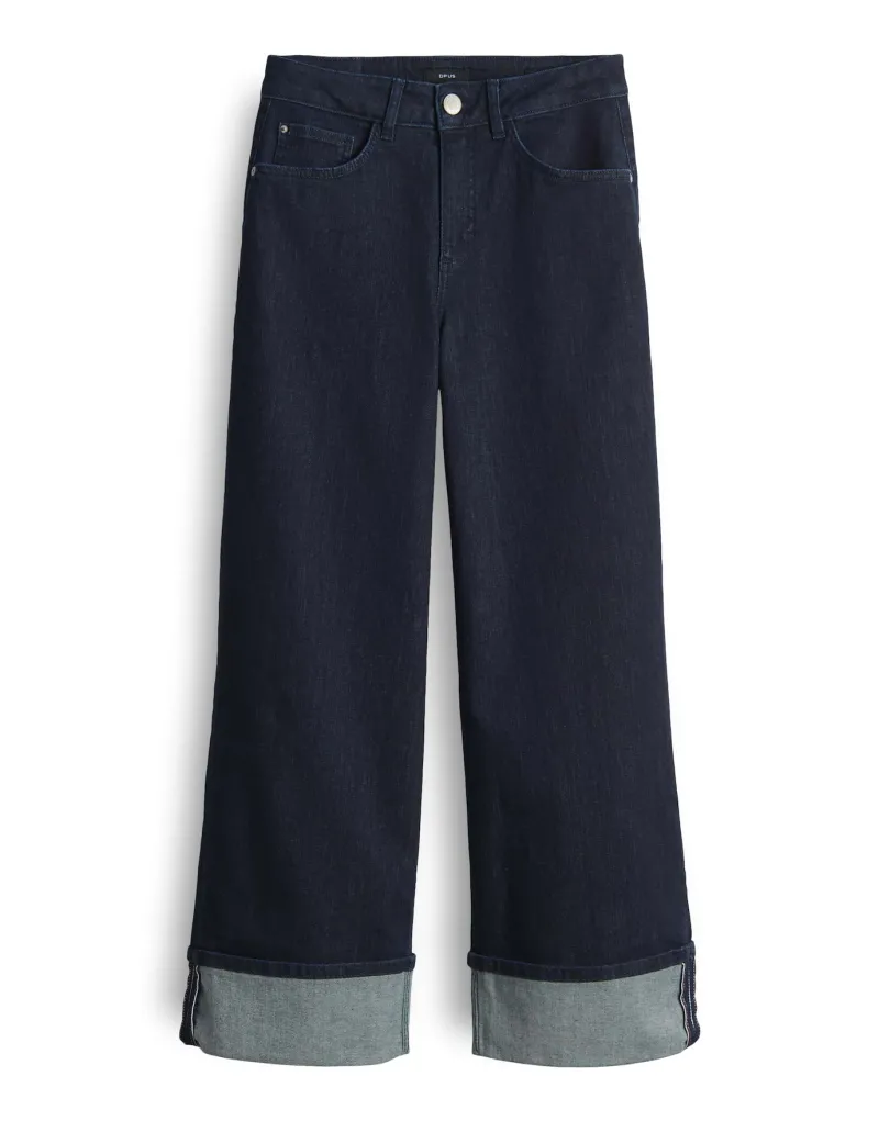 Opus Jeans*Miva turn up rinsed blue