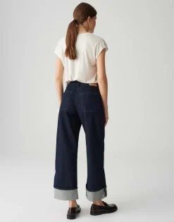 Opus Jeans*Miva turn up rinsed blue